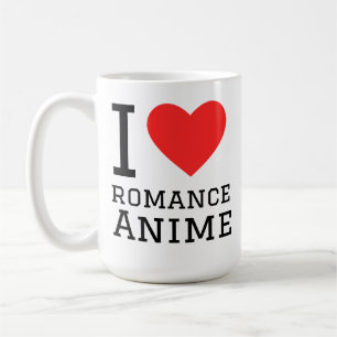 I love romance anime coffee mug