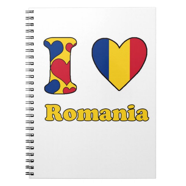 I love Romania Notebook (Front)
