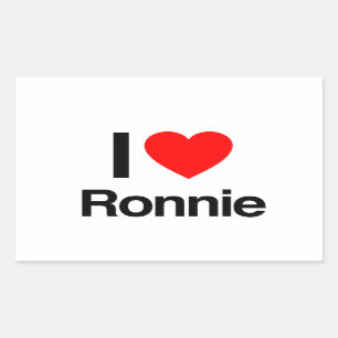 i love ronnie sticker