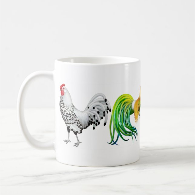 I Love Roosters Mug (Left)