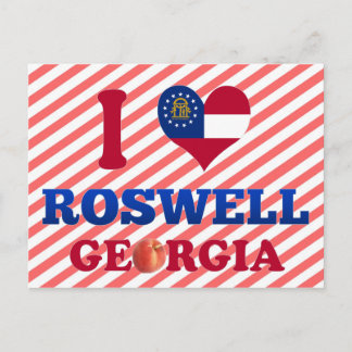 I Love Roswell, Georgia Postcard