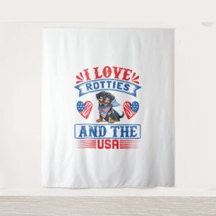 I love Rotties and the USA Tapestry