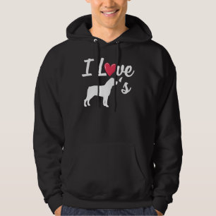 I Love Rotties Hoodie