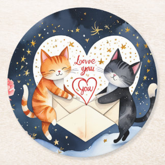 I love round paper coaster