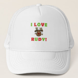 I Love Rudy Tshirts and Gifts Trucker Hat