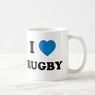 I Love Rugby Coffee Mug
