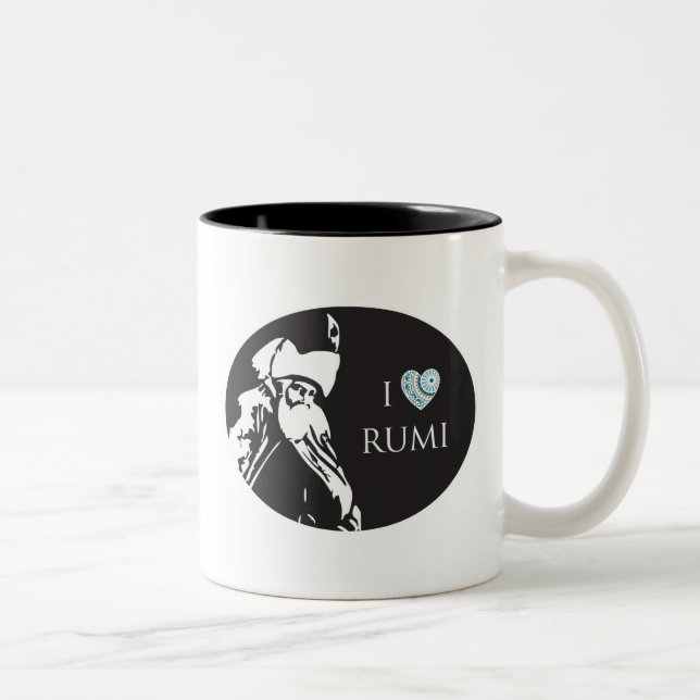 I Love Rumi Mug (Right)