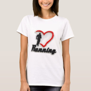 I Love Runner Coeur T-Shirt