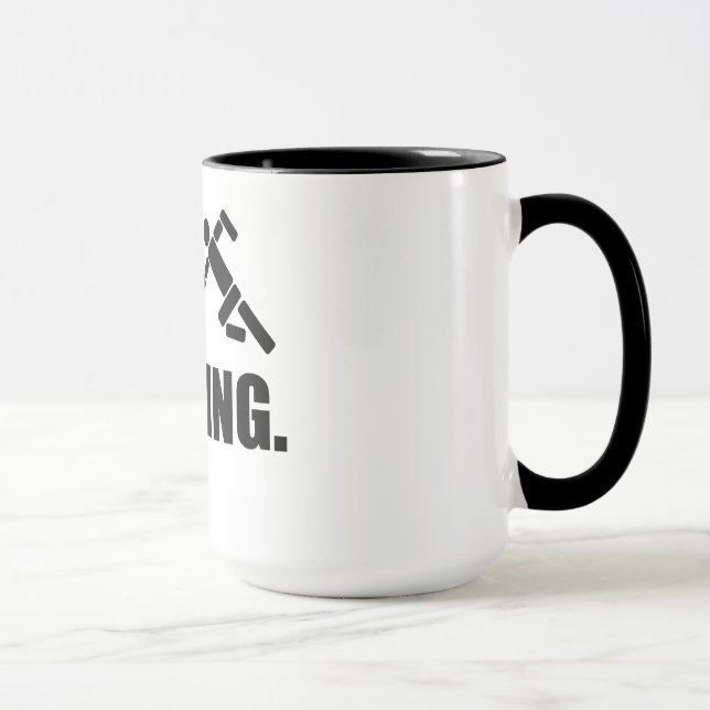 I Love Running Mug (Right)