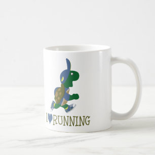 I love running turtle coffee mug