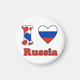 I love Russia magnet