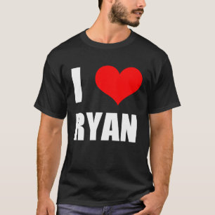 I Love Ryan Heart T-Shirt