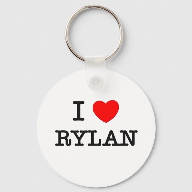 I Love Rylan Keychain (Front)