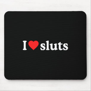 I Love S · I Heart S Y2k Aesthetic Long Sleeve Mouse Pad