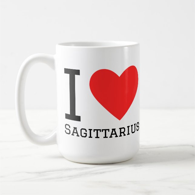 I love Sagittarius  Coffee Mug (Left)