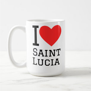 I love Saint Lucia Coffee Mug