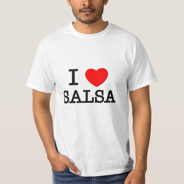 I Love Salsa T-Shirt (Front)