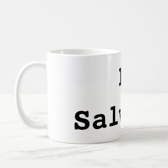 I Love Salvador Coffee Mug (Left)