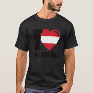 I Love Salzburg City In Austria I Love Salzburg 2 T-Shirt