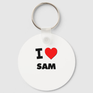 I love Sam Keychain