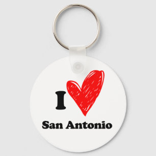 I love San Antonio Keychain