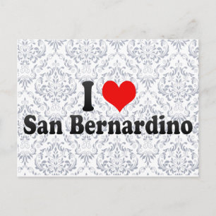 I Love San Bernardino, United States Postcard