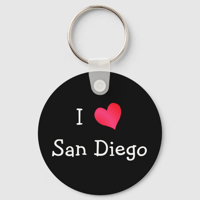 I Love San Diego Keychain (Front)