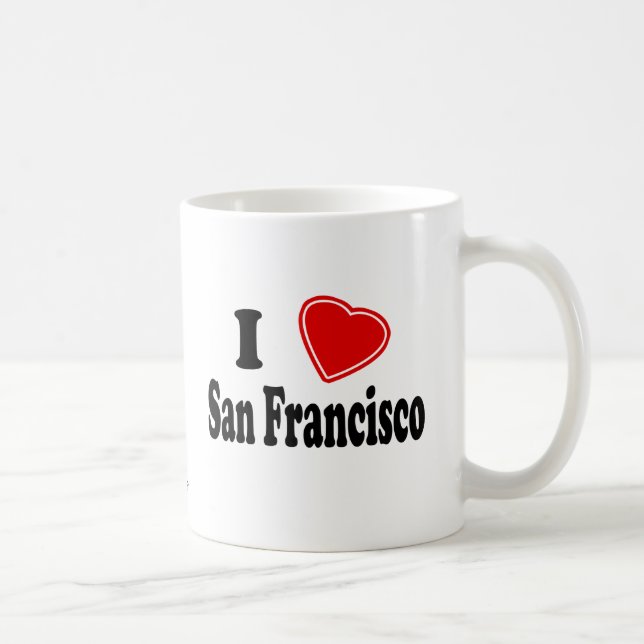 I Love San Francisco Coffee Mug (Right)
