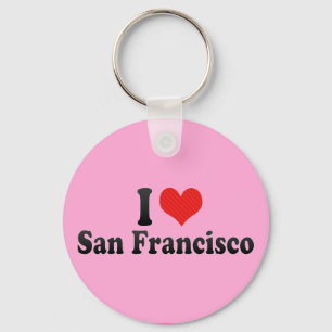I Love San Francisco Keychain