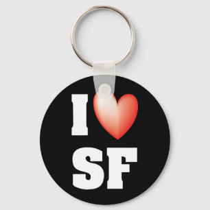 I Love San Francisco Keychain