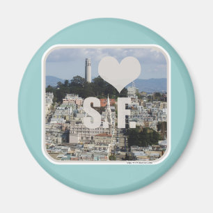 I Love San Francisco Magnet