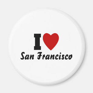 I Love San francisco Magnet
