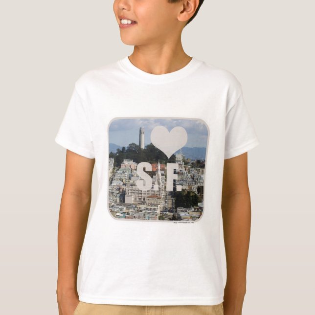 I Love San Francisco T-Shirt (Front)