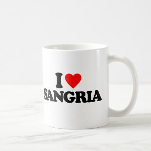 I LOVE SANGRIA COFFEE MUG