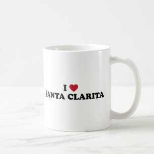 I Love Santa Clarita California Coffee Mug