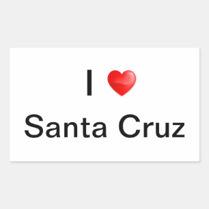 I love santa Cruz Sticker