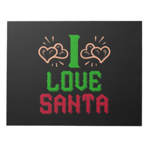 I Love Santa Notepad
