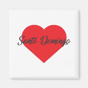 I Love Santo Domingo - Dominican Republic Magnet