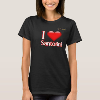 I Love Santorini T-Shirt