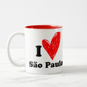I love São Paulo Two-Tone Coffee Mug