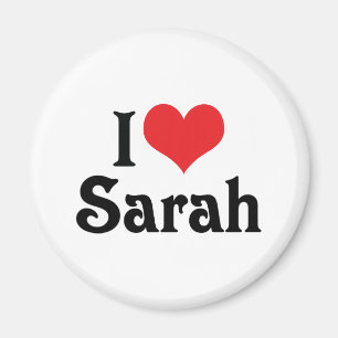 I Love Sarah Magnet