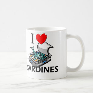 I Love Sardines Coffee Mug