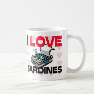 I Love Sardines Coffee Mug