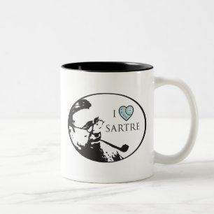 I Love Sartre Mug