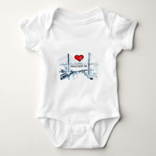 I love Savannah Ga Baby Bodysuit