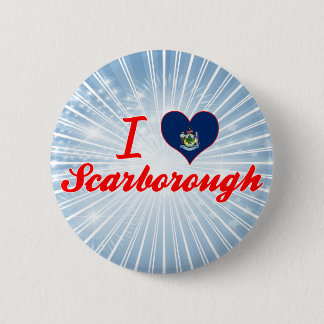 I Love Scarborough, Maine 2 Inch Round Button