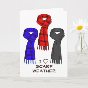 I Love Scarves! Card