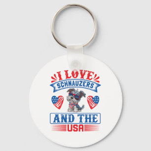 I love Schnauzers and the USA Keychain