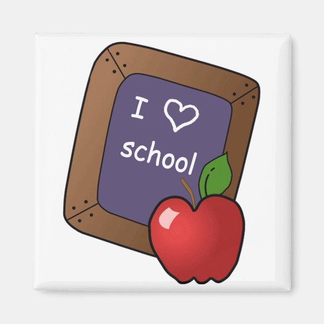 I love school magnet (Front)