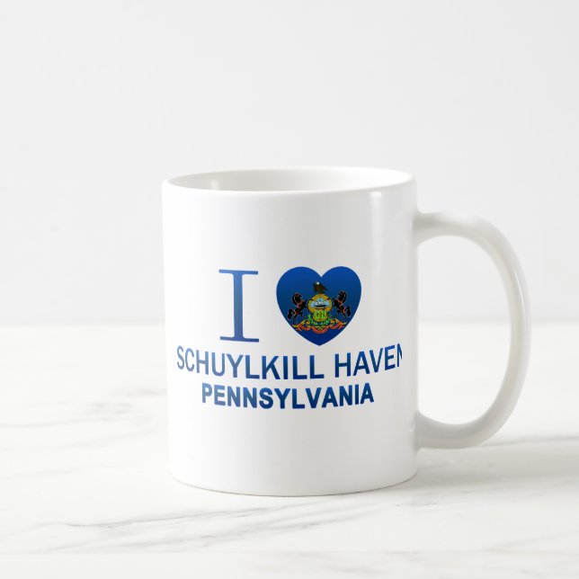 I Love Schuylkill Haven, PA Coffee Mug (Right)